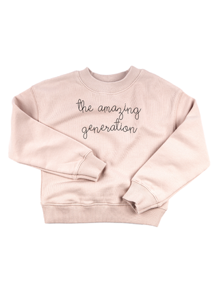 "the amazing generation" Kids' Sweatshirt