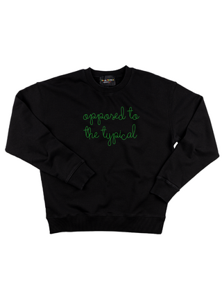 "opposed to the typical" Women's Sweatshirt Sweatshirt Dubow XS Black 