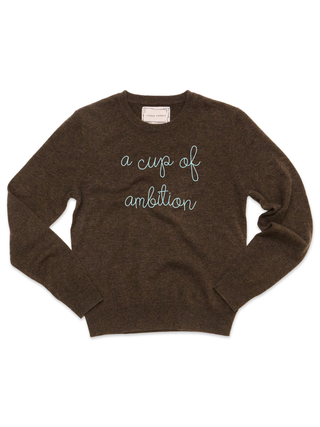 "a cup of ambition" Women's Crewneck