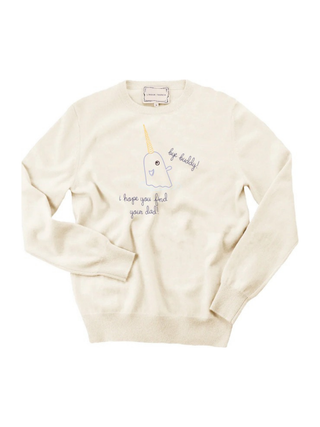 “bye buddy! i hope you find your dad!” Cashmere Crewneck