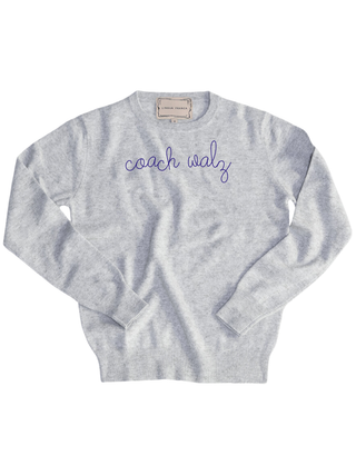 "coach walz" Crewneck Sweater LINGUA FRANCA NYC Smoke XS 