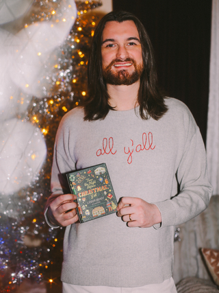 "all y'all" Maxine Sweater Cotton Cashmere LINGUA FRANCA NYC