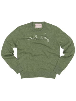 "coach walz" Crewneck Sweater LINGUA FRANCA NYC Olive XS 