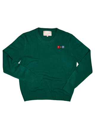 "npr block logo" Women's Crewneck Cashmere Core LINGUA FRANCA NYC
