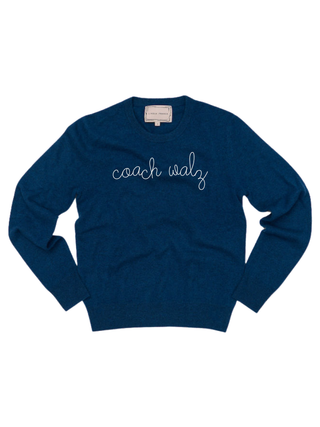 "coach walz" Crewneck Sweater LINGUA FRANCA NYC Peacock XS 