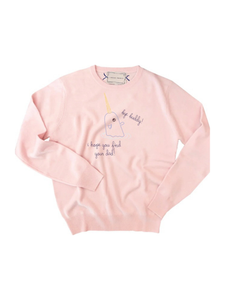 “bye buddy! i hope you find your dad!” Cashmere Crewneck
