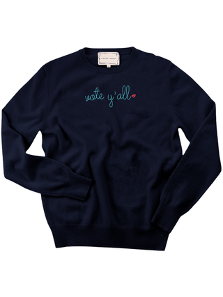 "vote y'all" Women's Crewneck