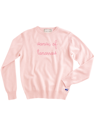 "woman of tomorrow" Women's Crewneck