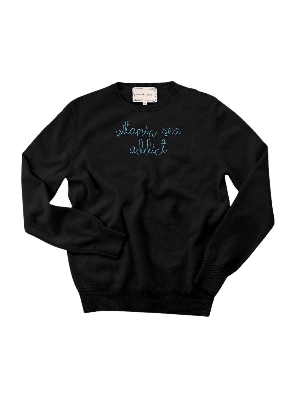 "vitamin sea addict"Women's Crewneck