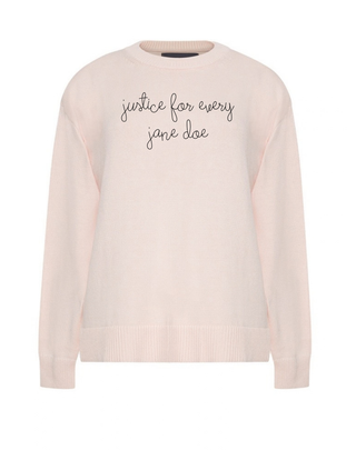 "justice for every jane doe" Maxine sweater