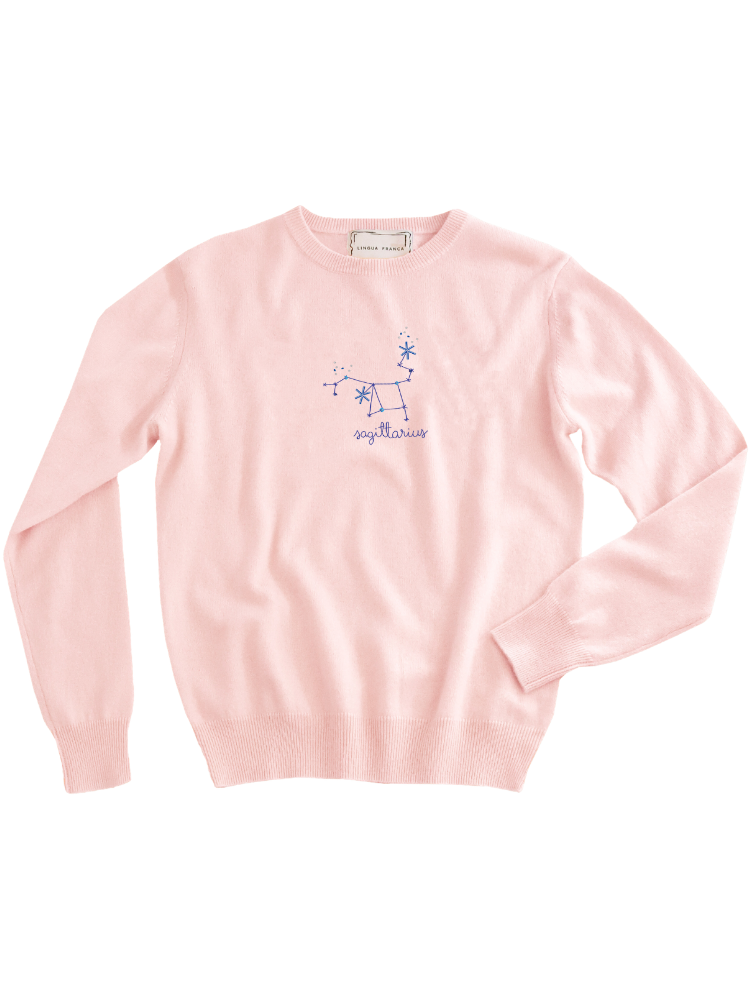 Custom Women's 100% Cashmere Zodiac Sweater – Lingua Franca NYC Custom Women's 100% Cashmere Zodiac Sweater – Lingua Franca NYC