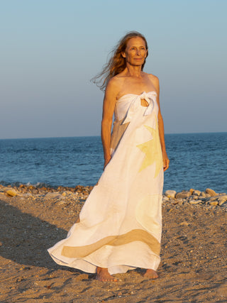 Patmos Tie Dress RTW LINGUA FRANCA NYC