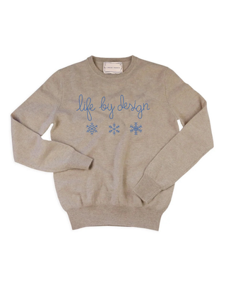 “life by design” Cashmere Crewneck