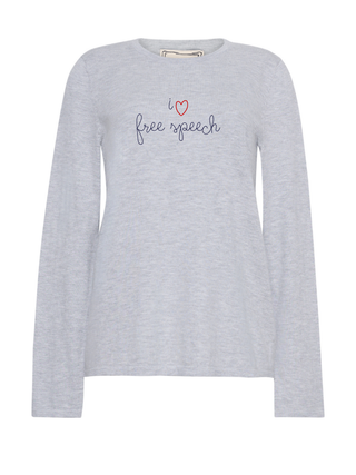 "i heart free speech" Mara Crewneck