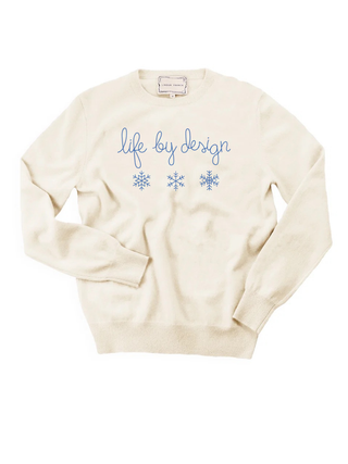 “life by design” Cashmere Crewneck