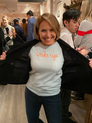 Custom Women's 100% Cashmere Crewneck Sweater