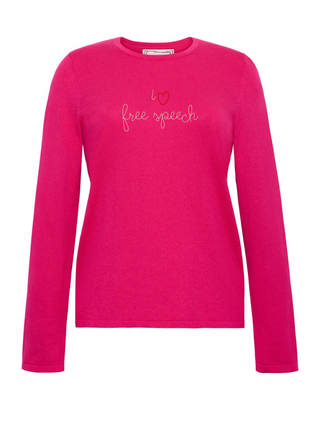 "i heart free speech" Mara Crewneck