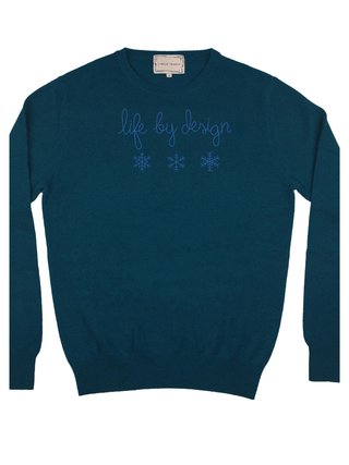 “life by design” Cashmere Crewneck