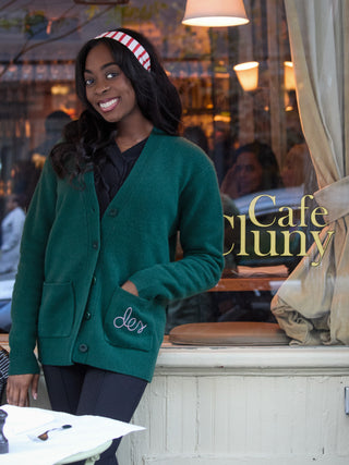 Custom Cluny Cardigan CUSTOM LINGUA FRANCA NYC