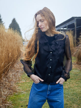 Long Sleeve Odette Top Shirts & Tops Lingua Franca   