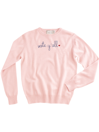 "vote y'all" Women's Crewneck