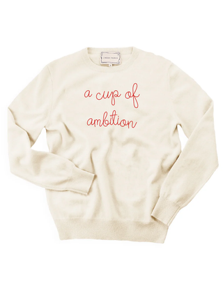 "a cup of ambition" Women's Crewneck