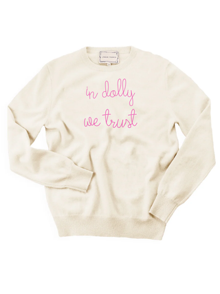 "in dolly we trust" Women's Crewneck