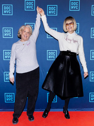 "not my type" Women's Crewneck Cashmere Core LINGUA FRANCA NYC