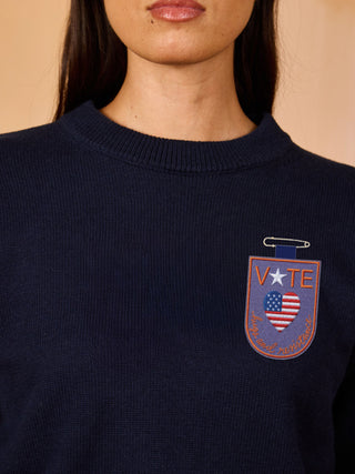 Hugs and Resistance Vote Patch (with pin)