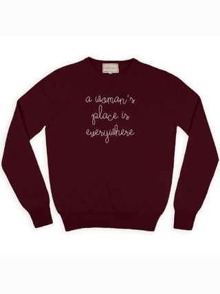 "A Woman's Place Is Everywhere" Women's Crewneck