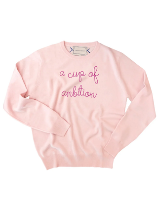 "a cup of ambition" Women's Crewneck
