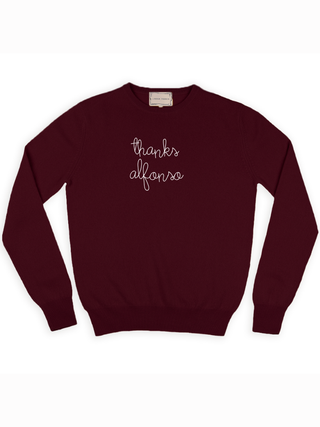 "thanks Alfonso" Women's Crewneck