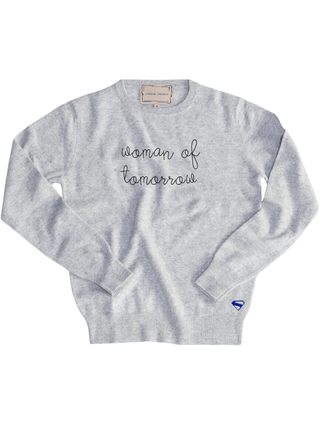 "woman of tomorrow" Women's Crewneck