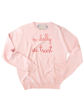 "in dolly we trust" Women's Crewneck