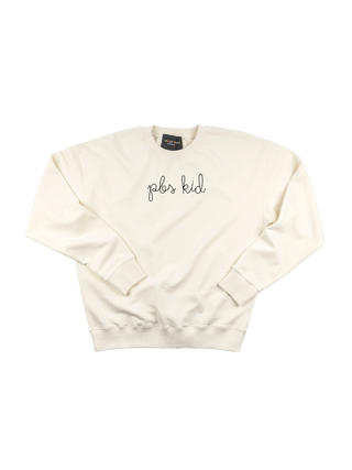 "pbs kid" Men's Sweatshirt Sweatshirt LINGUA FRANCA NYC Cream S