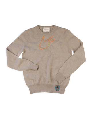 "the brunson celly" Cashmere Crewneck