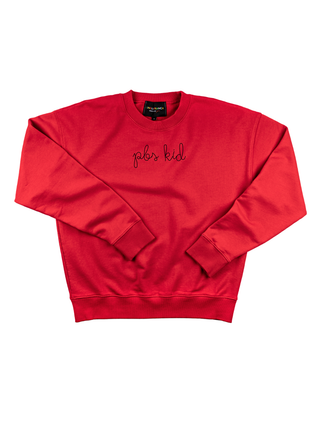 "pbs kid" Men's Sweatshirt Sweatshirt LINGUA FRANCA NYC Red S