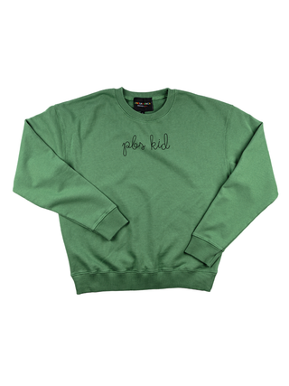 "pbs kid" Men's Sweatshirt Sweatshirt LINGUA FRANCA NYC Vintage Green S