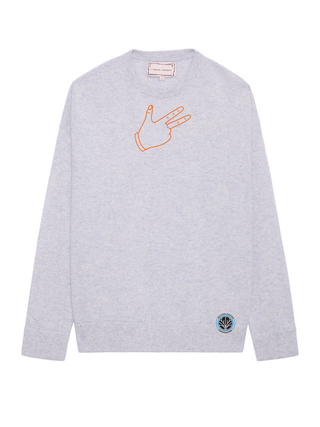 "the brunson celly" Jane Oversized Cashmere Crewneck