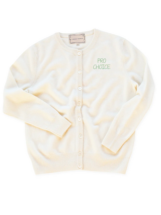 Pro Choice Classic Cardigan Sweater Donation10p Cream XS 