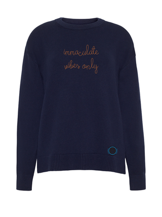 "immaculate vibes only" Maxine Sweater