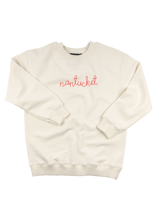 "nantucket" Kids' Sweatshirt Sweatshirt Ecovest Cream 2T 