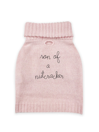 “son of a nutcracker” Wool Dog Sweater