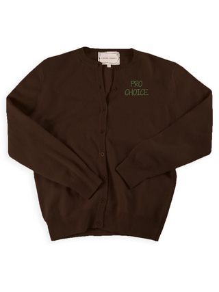 Pro Choice Classic Cardigan Sweater Donation10p Chestnut XS 