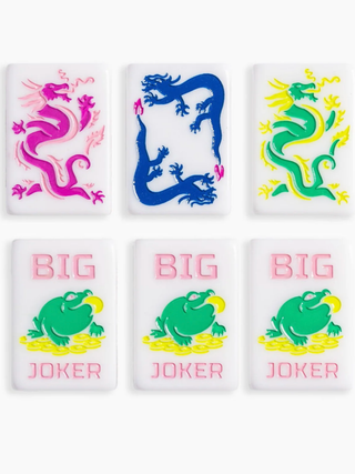 The Classic Line: Crisp White Mahjong Tiles Collab The Mahjong Line