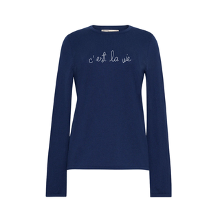 "c'est la vie" Mara Crewneck