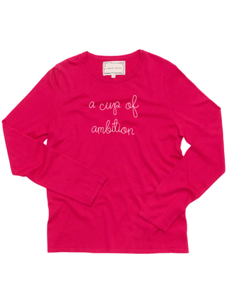 "a cup of ambition" Mara Crewneck