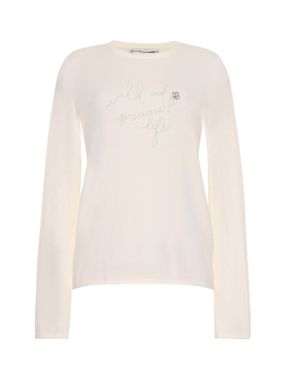 "wild and precious" Mara Cotton Crewneck