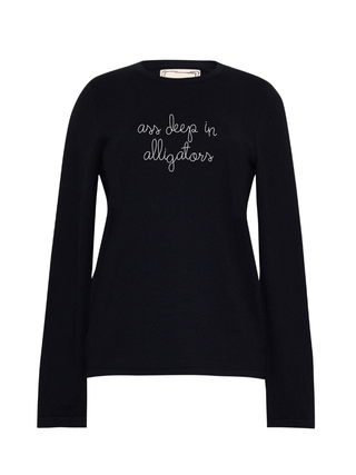 "ass deep in alligators" Mara Crewneck