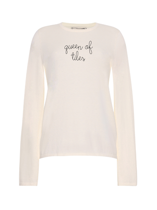 "queen of tiles" Mara Crewneck